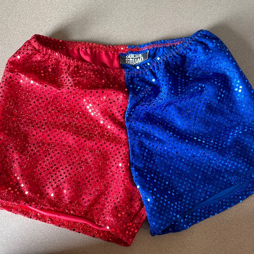 Suicide Squad Shorts Harley Quinn Women Halloween Costume